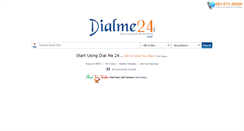 Desktop Screenshot of dialme24.com